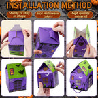 Halloween Treat Boxes Mini Castle House Candy Box